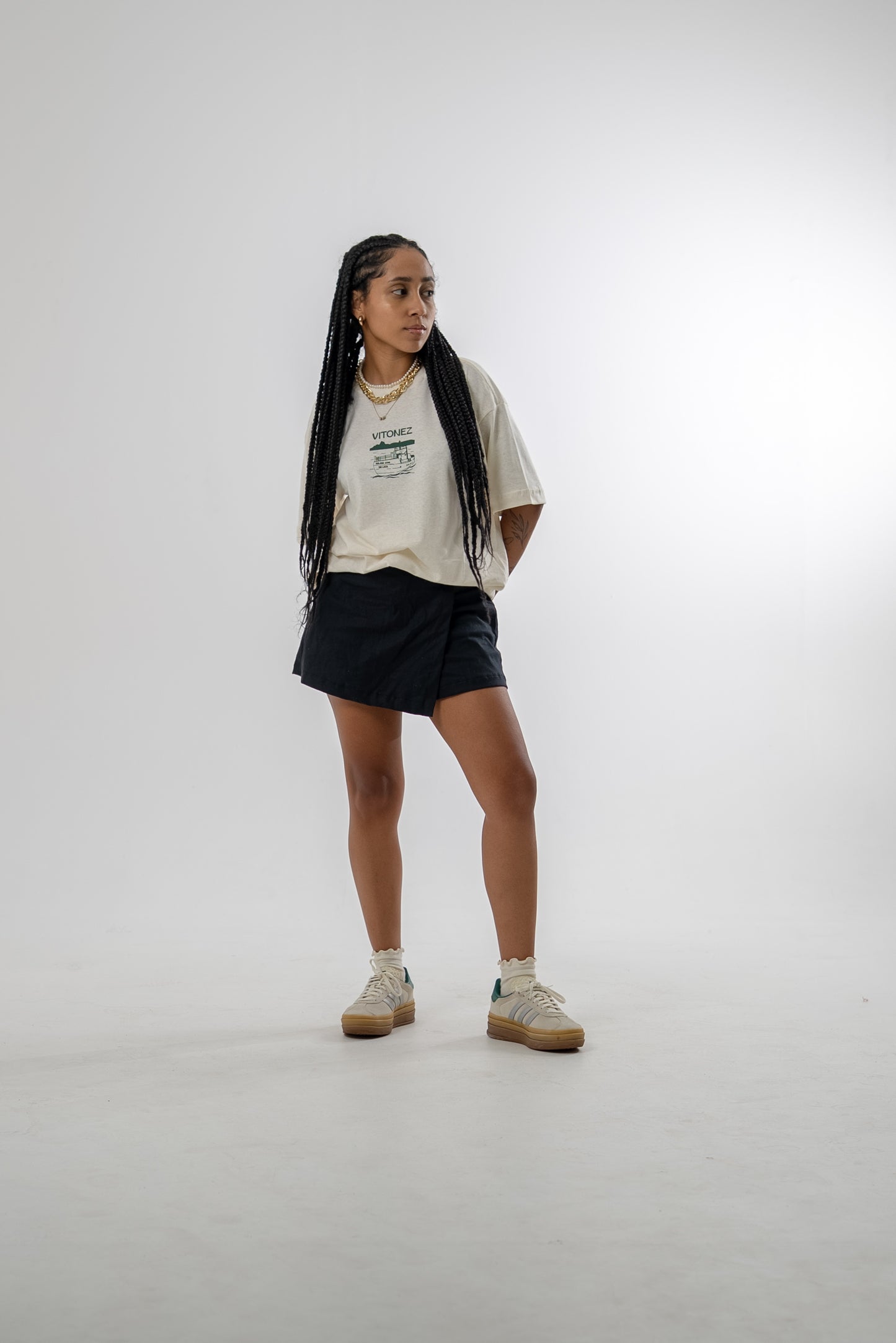 Camiseta Cânhamo OffWhite "O Tal Verão da Lata"