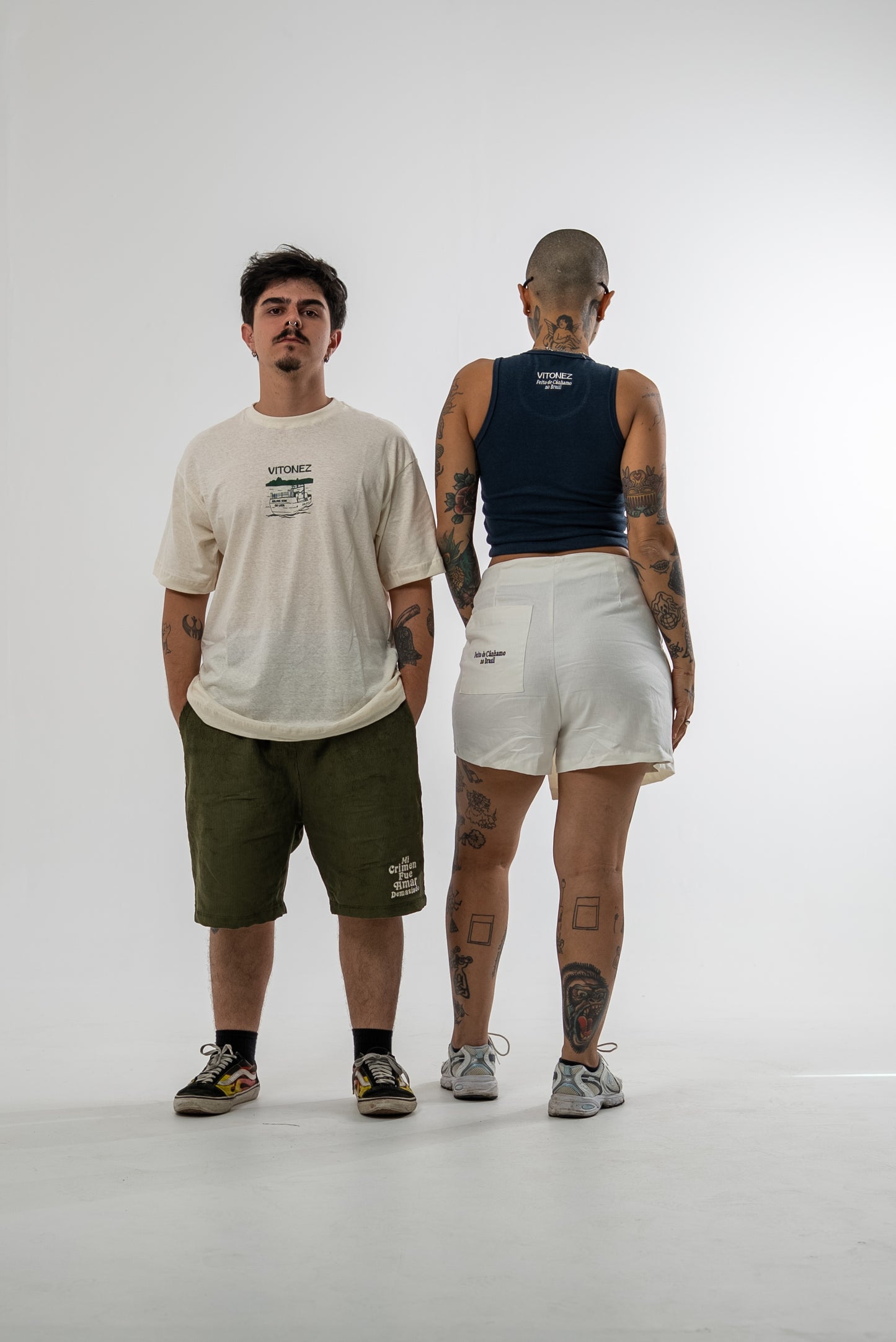 Camiseta Cânhamo OffWhite "O Tal Verão da Lata"