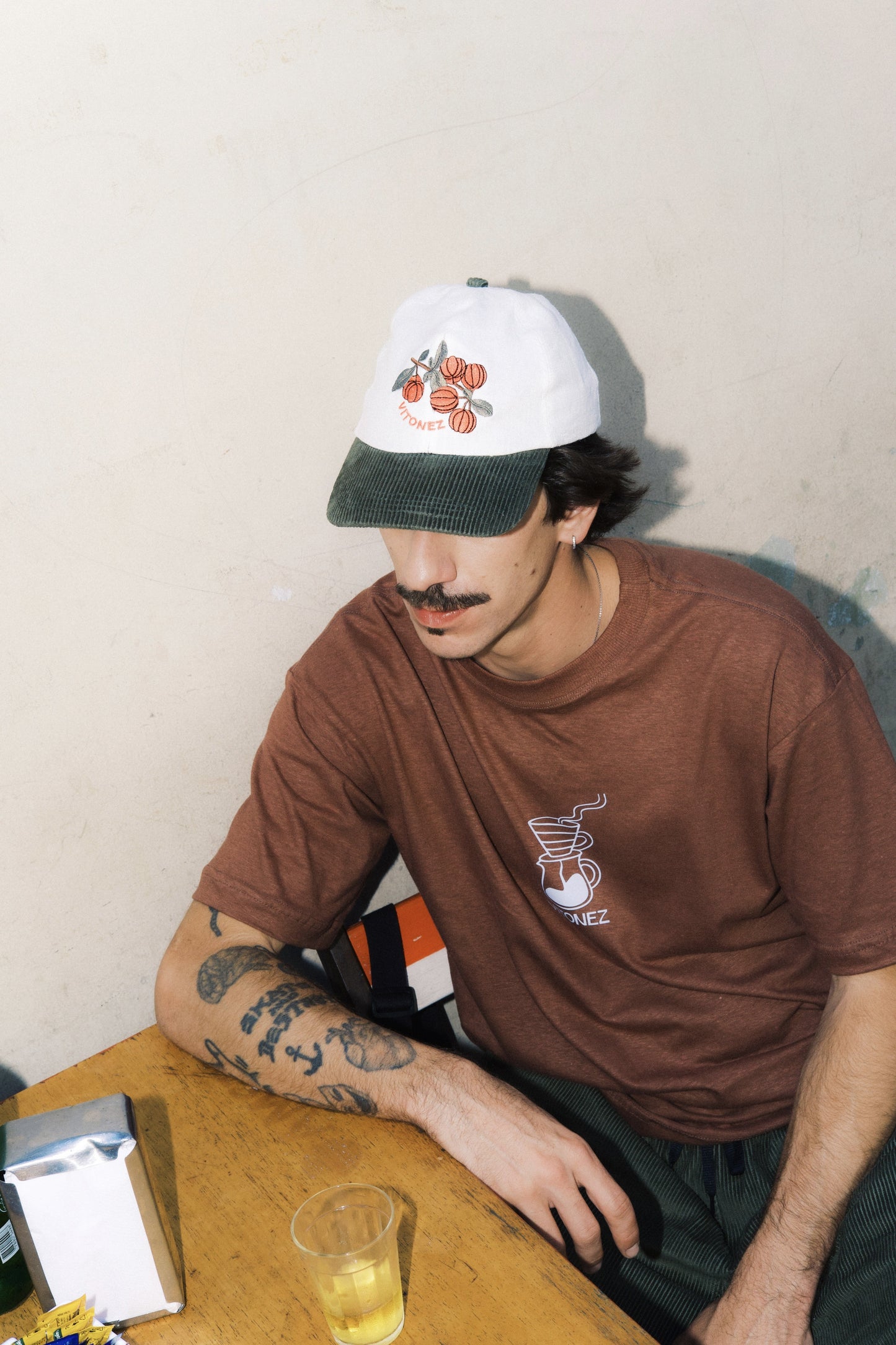 Camiseta Cânhamo - Sem Razão Nem Porquê - Marrom