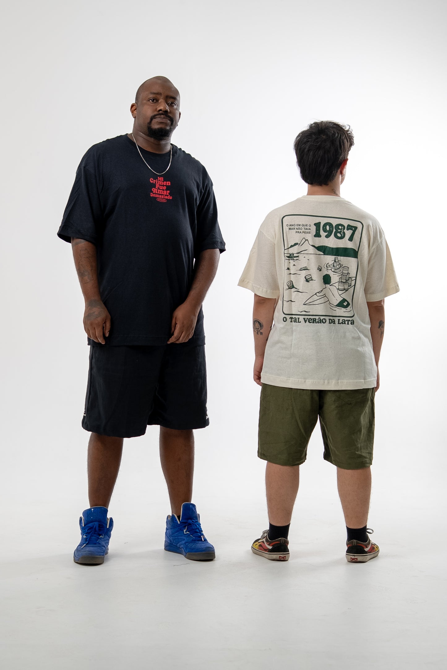 Camiseta Cânhamo OffWhite "O Tal Verão da Lata"