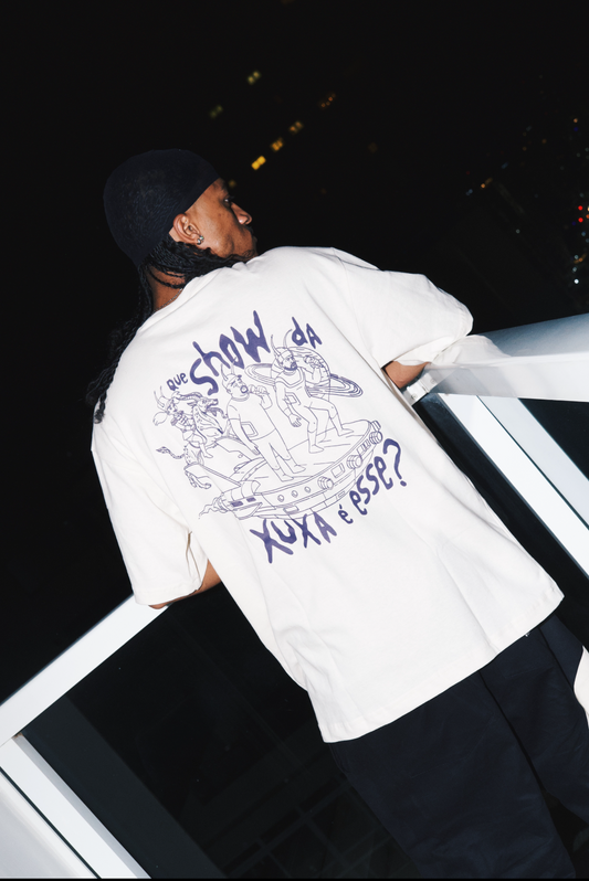 Camiseta Que Show da Xuxa É Esse - Cânhamo Off White