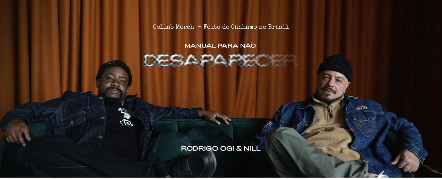 Banner da coleção com 100% das peças de cânhamo - DaLata
