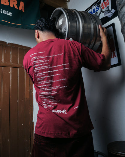 Camiseta - Trocaçãolist - Bordô