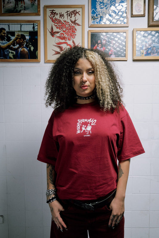Camiseta - Trocaçãolist - Bordô