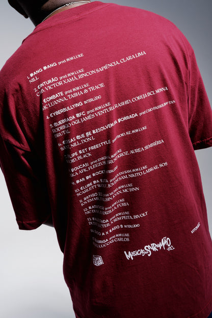 Camiseta - Trocaçãolist - Bordô
