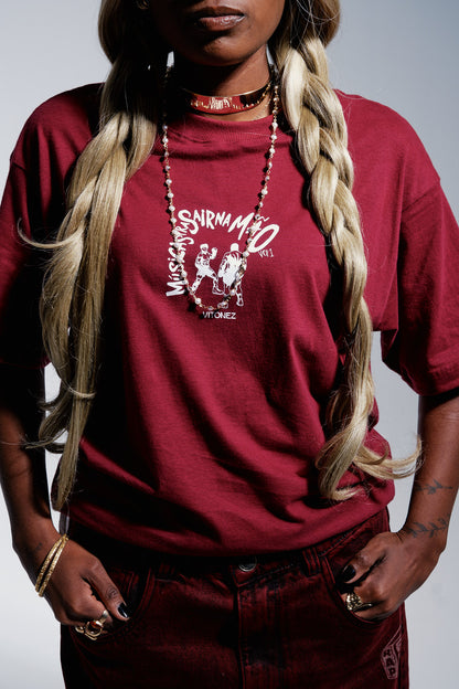 Camiseta - Trocaçãolist - Bordô