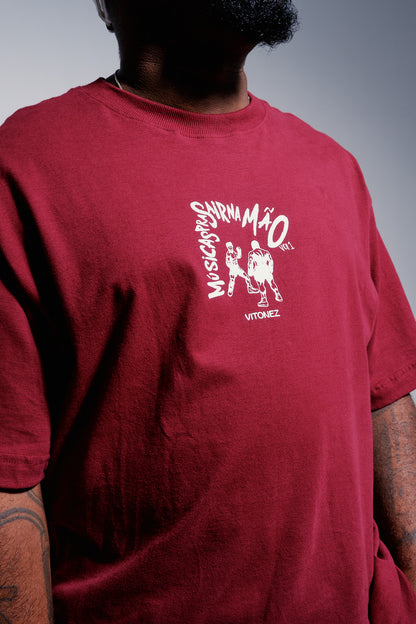 Camiseta - Trocaçãolist - Bordô