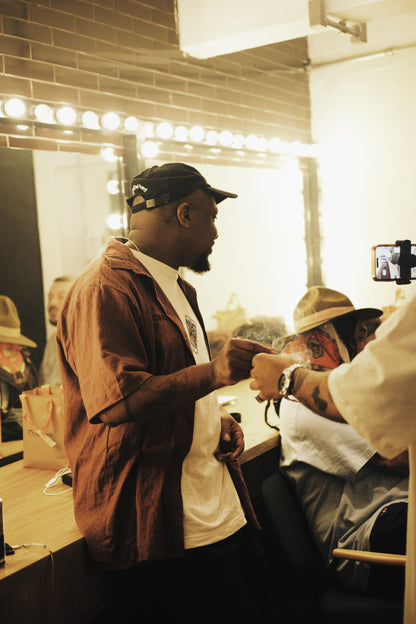 Camisa Adagas e Facas - Cânhamo e Tencel - Vinho