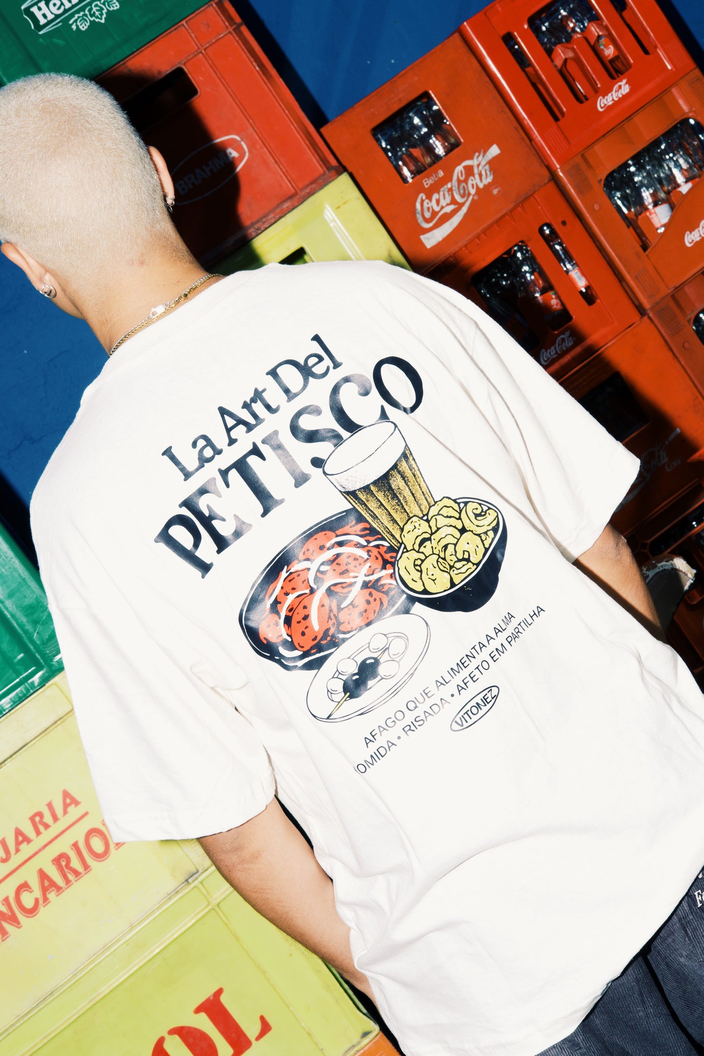 Camiseta Cânhamo - La Art Del Petisco - OffWhite