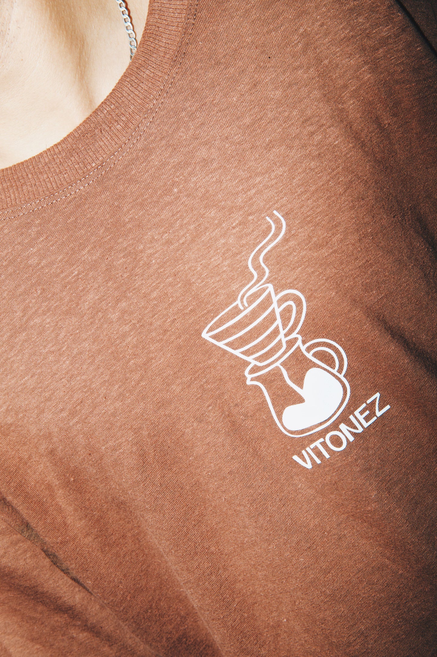 Camiseta Cânhamo - Sem Razão Nem Porquê - Marrom