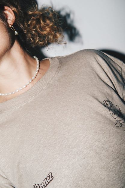 Camiseta Cânhamo - El Podronez - Bege