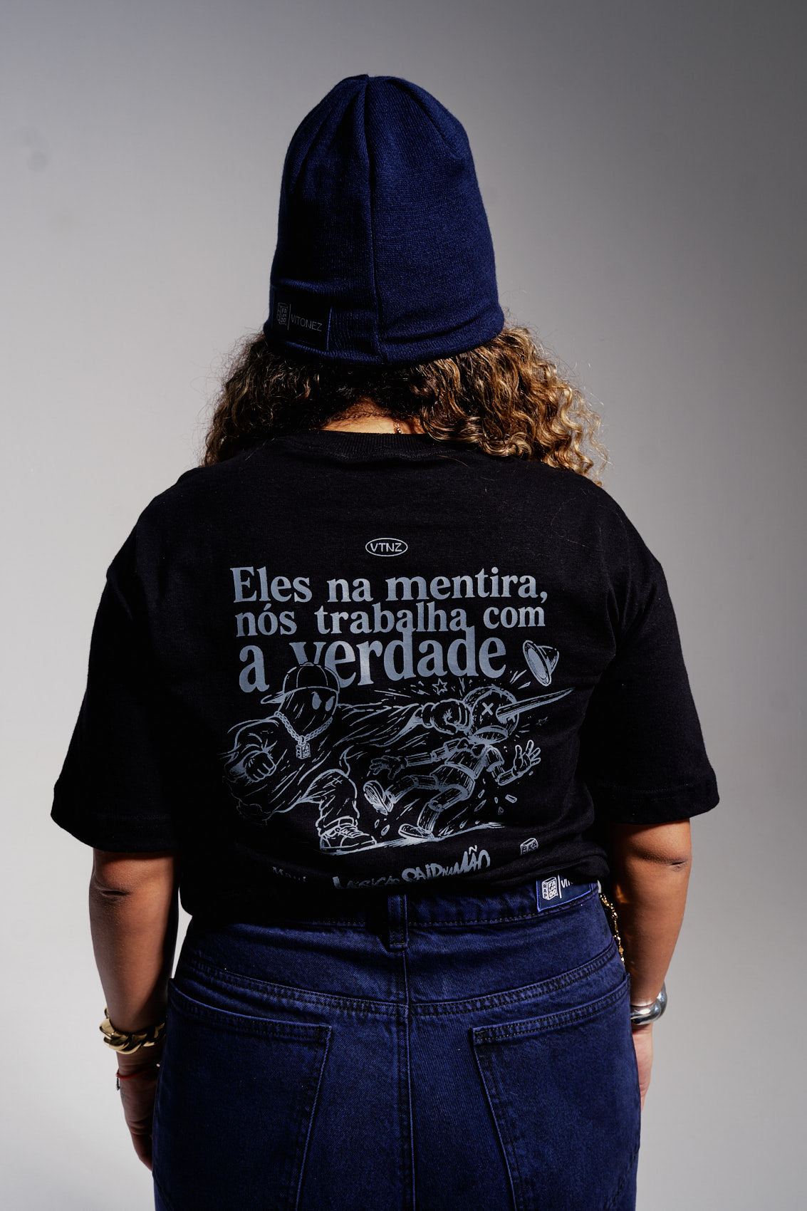 Camiseta Cânhamo - Preto - Nós Trabalha Com A Verdade