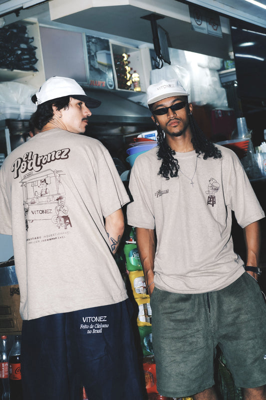 Camiseta Cânhamo - El Podronez - Bege