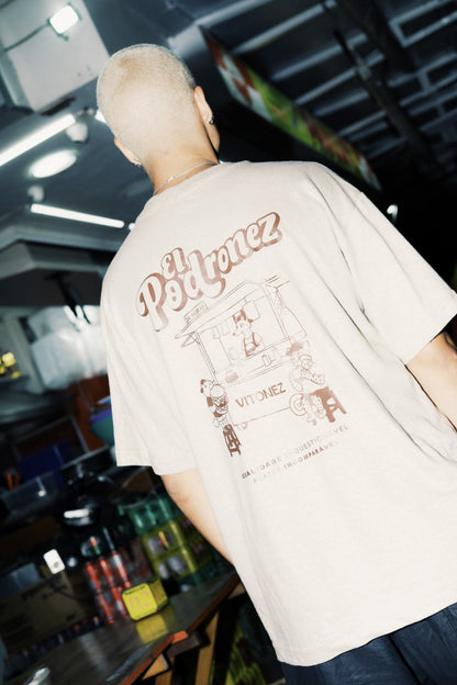 Camiseta Cânhamo - El Podronez - Bege