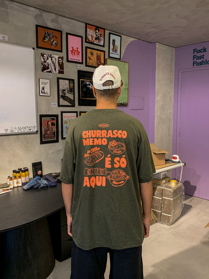 Camiseta Cânhamo - Churras Memo - Verde