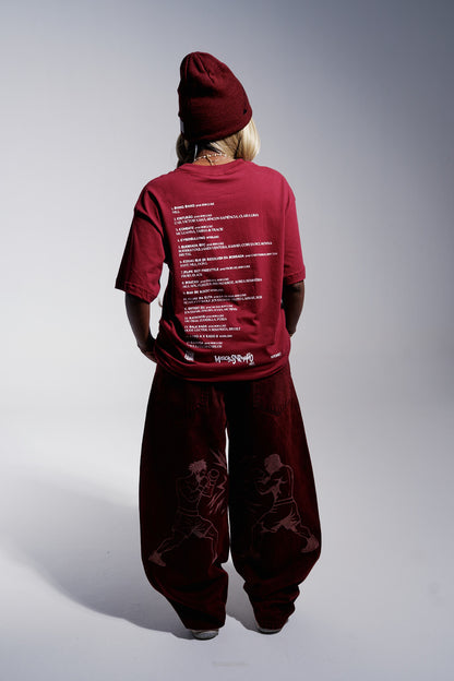 Baggy Jeans Porradaria - Vinho