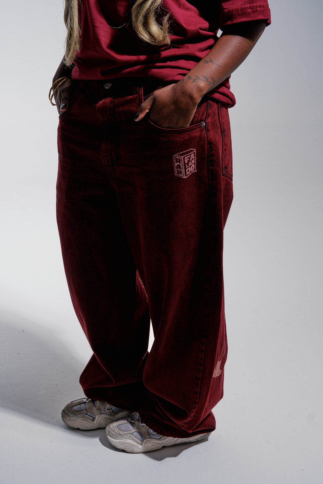 Baggy Jeans Porradaria - Vinho