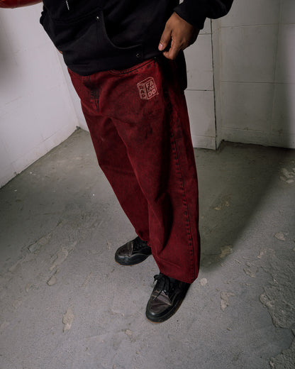 Baggy Jeans Porradaria - Vinho
